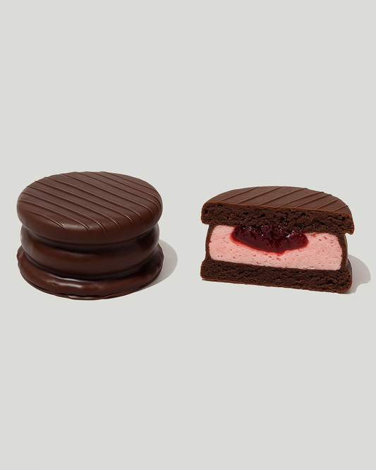 Vegan Berry Marshmallow Chocopie - SATO | Healthy Sugar-Free Pastries in Dubai