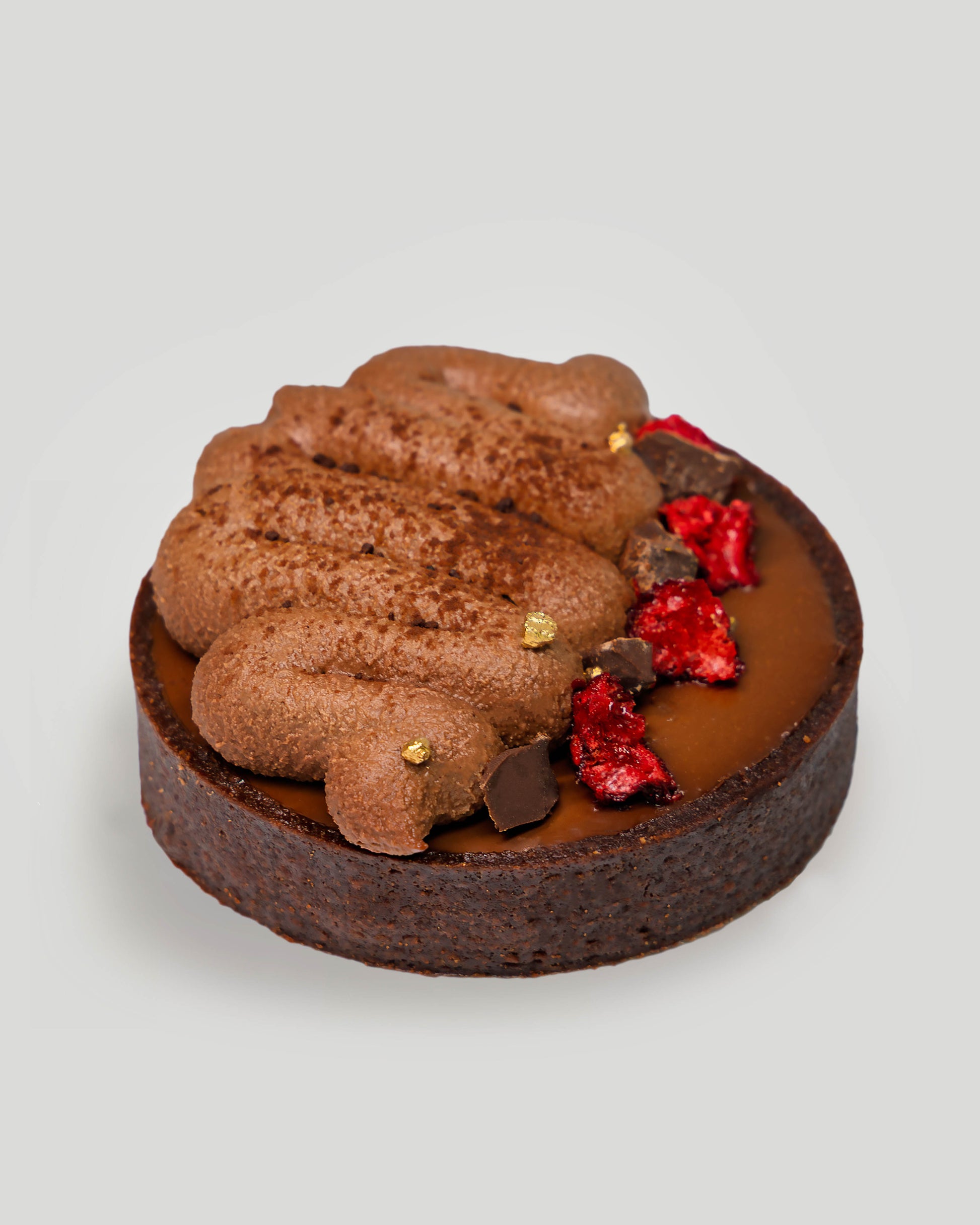 Vegan Chocolate & Cherry Tart - SATO | Healthy Sugar-Free Pastries in Dubai