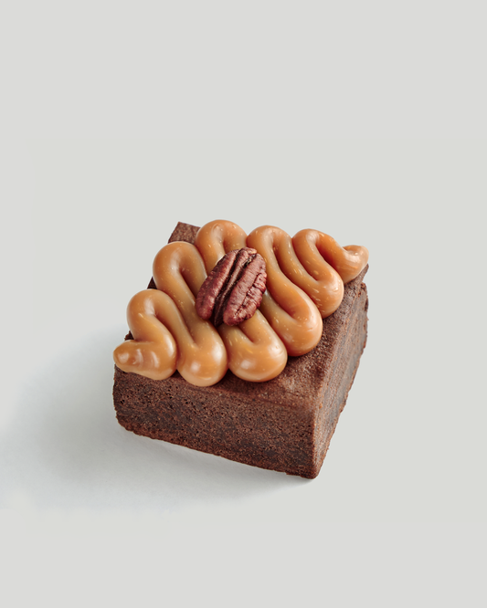 Salted Caramel Brownie - SATO | Healthy Sugar-Free Pastries in Dubai