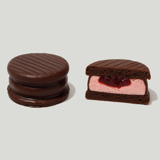 Vegan Berry Marshmallow Chocopie - SATO | Healthy Sugar-Free Pastries in Dubai