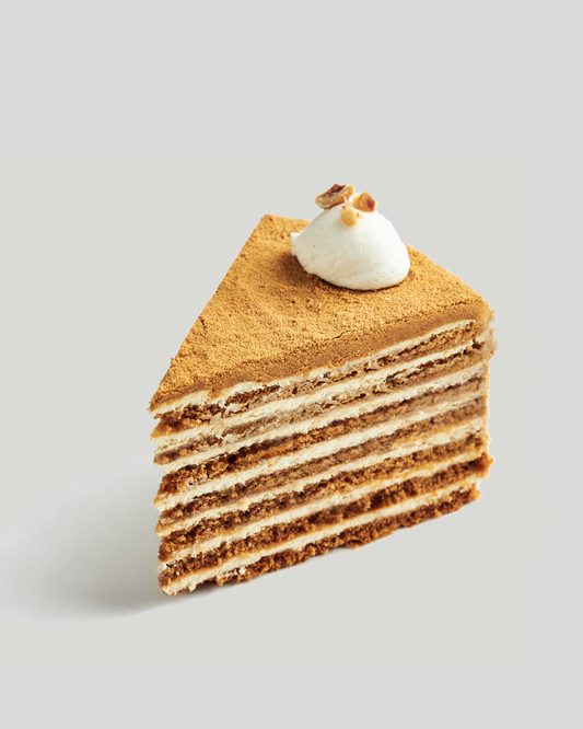 Buckwheat Honey Cake - SATO | Healthy Sugar-Free Pastries in Dubai